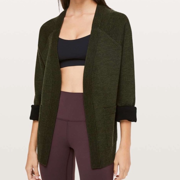 Lululemon Merino Wool Reversible Cardigan - Picture 1 of 4